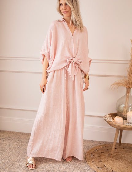 Diamora Linen Soft Pink - Combi Set