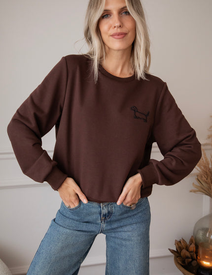 Pullover - Dog Mommy - Choco