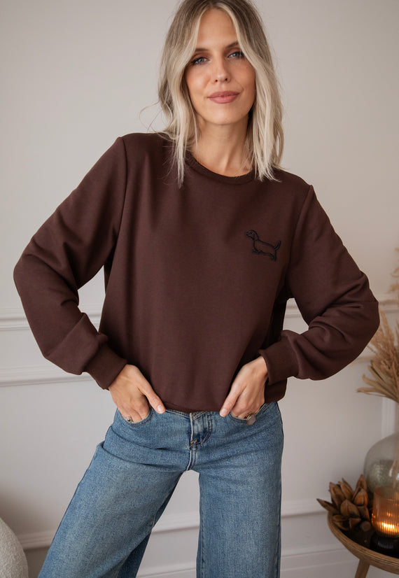 Pullover - Dog Mommy - Choco