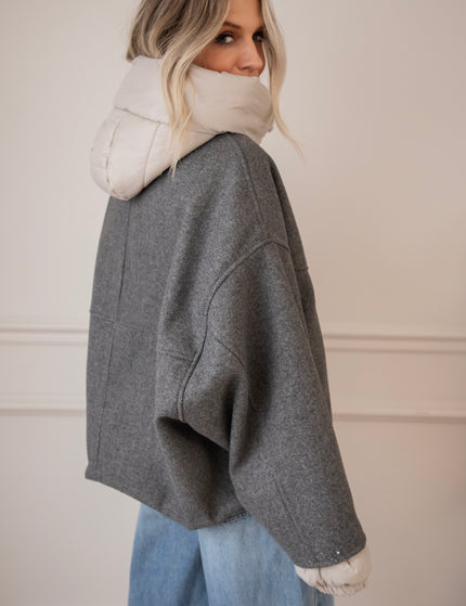 Soft Puffer Blend Grey/Beige - Jacket