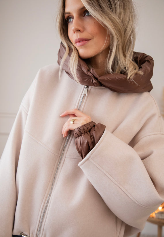 Soft Puffer Blend Beige/Brown - Jacket