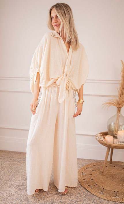 Diamora Linen Cream - Combo Set