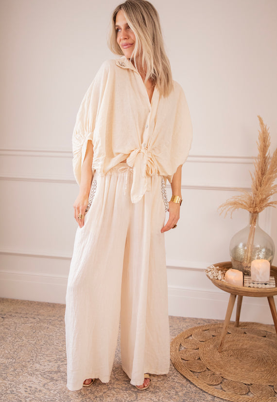 Diamora Linen Cream - Combi Set