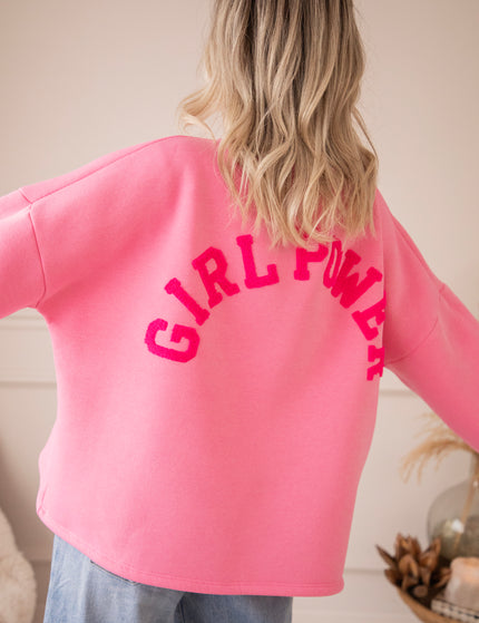 Pullover - Lily Girl Power - Rosa/Fuchsia