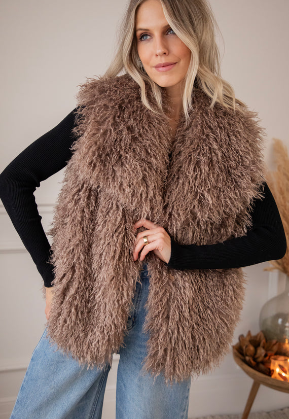 Femme Fluff Taupe - Jacket