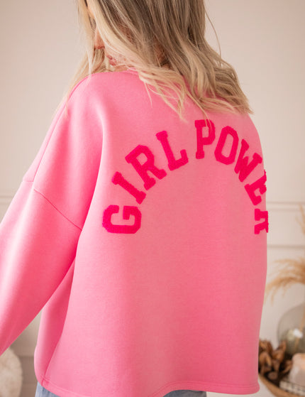 Pullover - Lily Girl Power - Rosa/Fuchsia