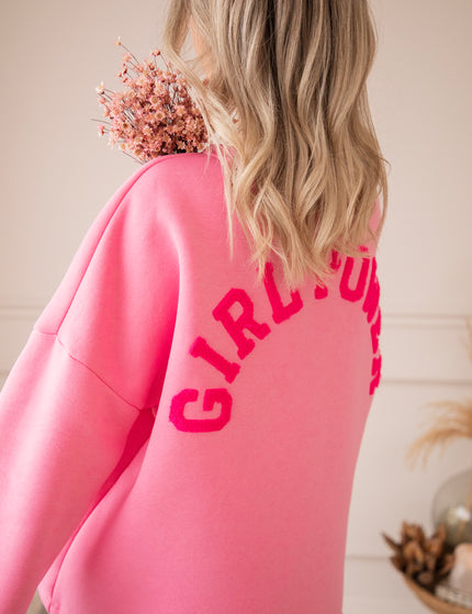 Pullover - Lily Girl Power - Rosa/Fuchsia