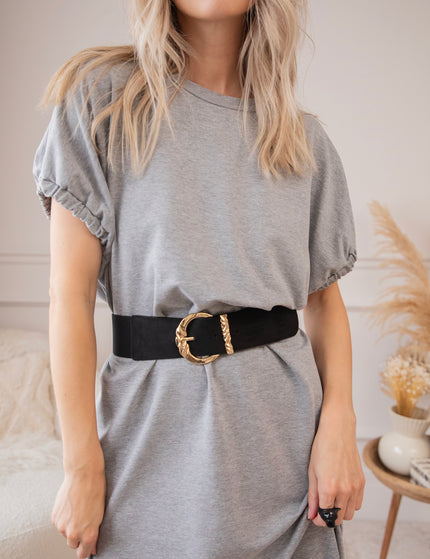 Lara Loose Grey - Maxi Jurk