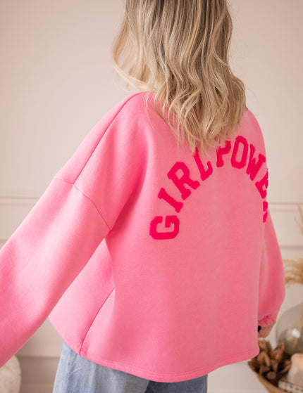 Pullover - Lily Girl Power - Rosa/Fuchsia