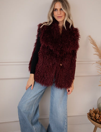 Jacke - Femme Fluff - Burgunderrot