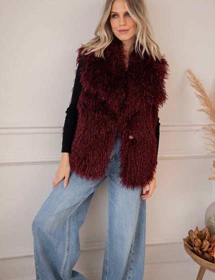 Jacke - Femme Fluff - Burgunderrot