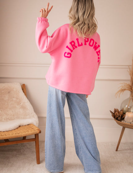 Pullover - Lily Girl Power - Rosa/Fuchsia