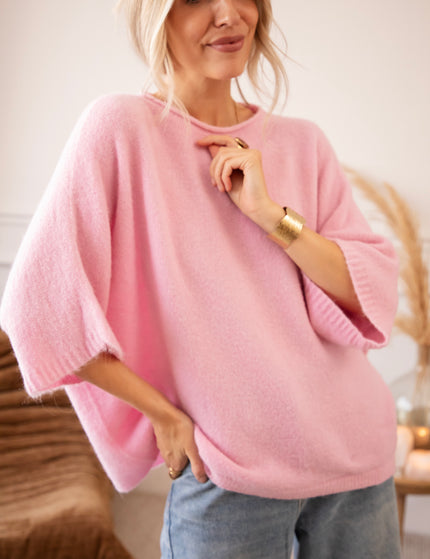 Mellow Mae Baby Pink - Sweater