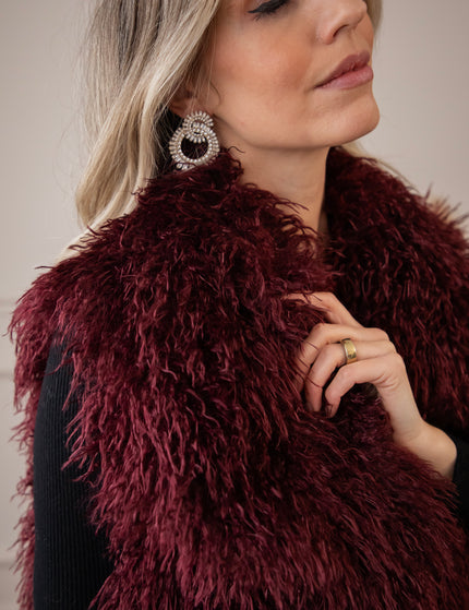 Jacke - Femme Fluff - Burgunderrot