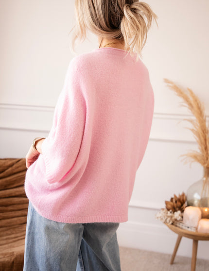 Mellow Mae Baby Pink - Sweater