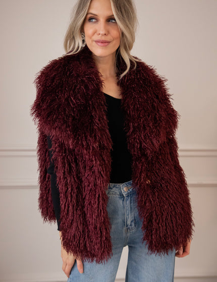 Jacke - Femme Fluff - Burgunderrot