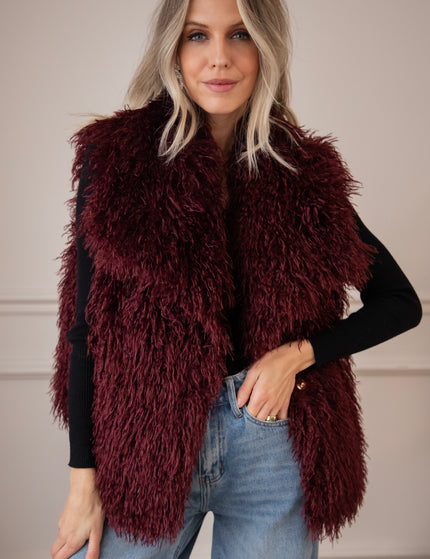 Jacke - Femme Fluff - Burgunderrot