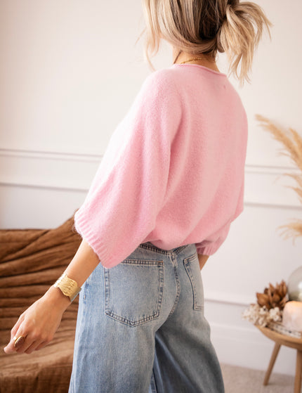 Mellow Mae Baby Pink - Sweater