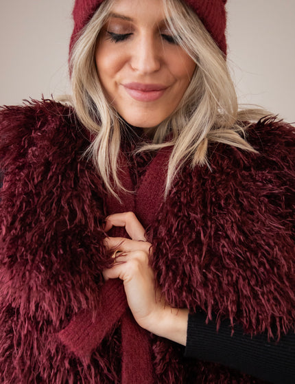 Jacke - Femme Fluff - Burgunderrot