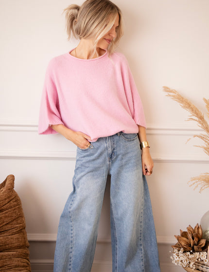 Mellow Mae Baby Pink - Sweater