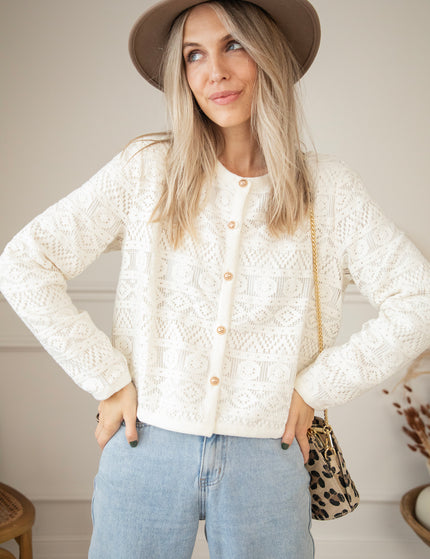 Marinne Beige - Cardigan