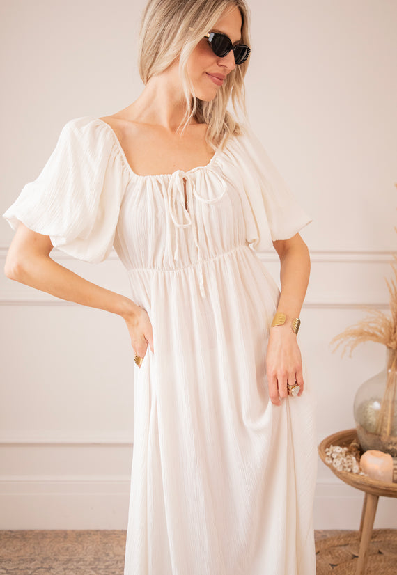 Isadora Beige - Maxi Jurk