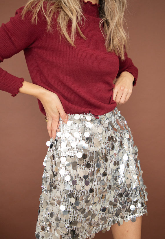 Disco Diva Silver - Skirt