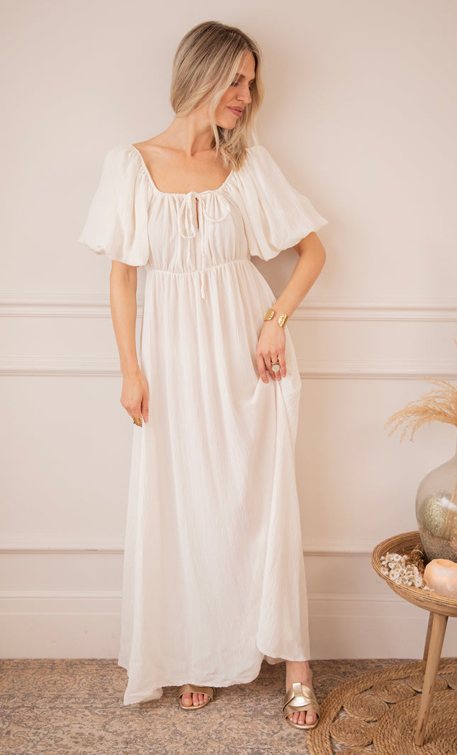 Isadora Beige - Maxi Jurk