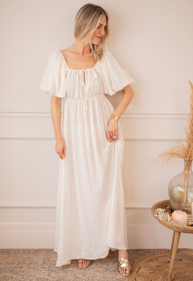 Isadora Beige - Maxi Jurk