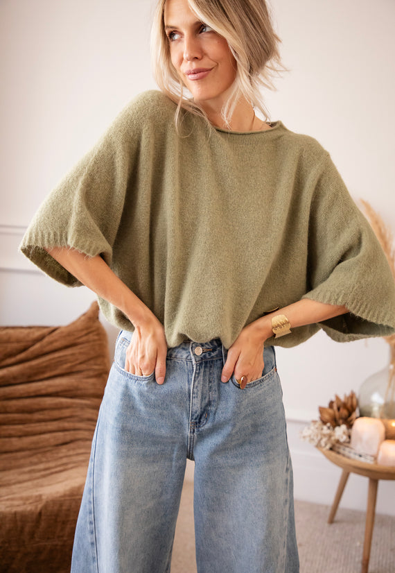 Pullover - Mellow Mae - Olive