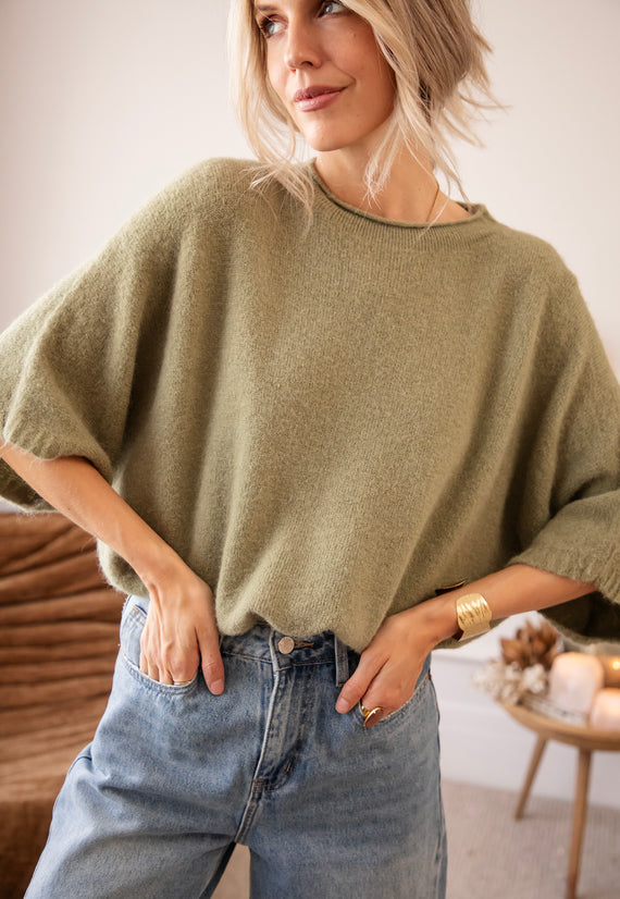 Pullover - Mellow Mae - Olive