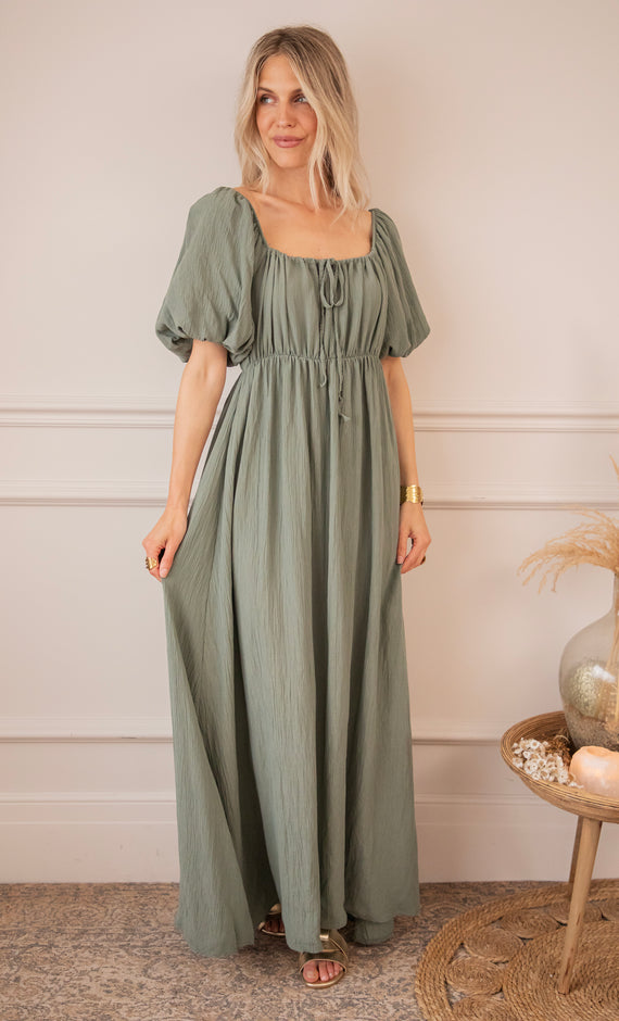 Isadora Kaki - Maxi Jurk