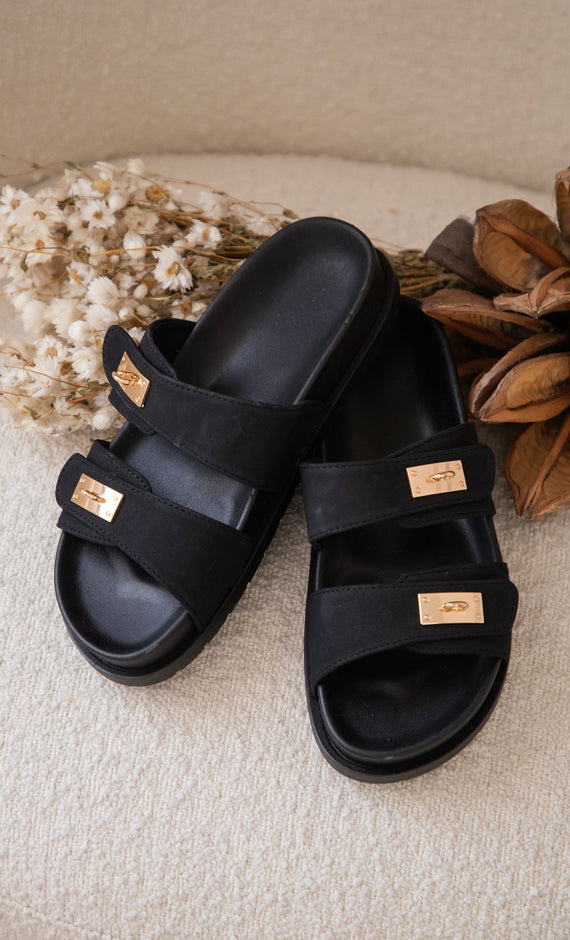 Slipper - Giulia - Schwarz