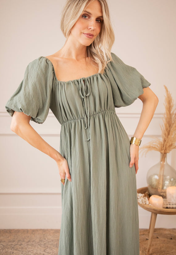 Isadora Kaki - Maxi Jurk