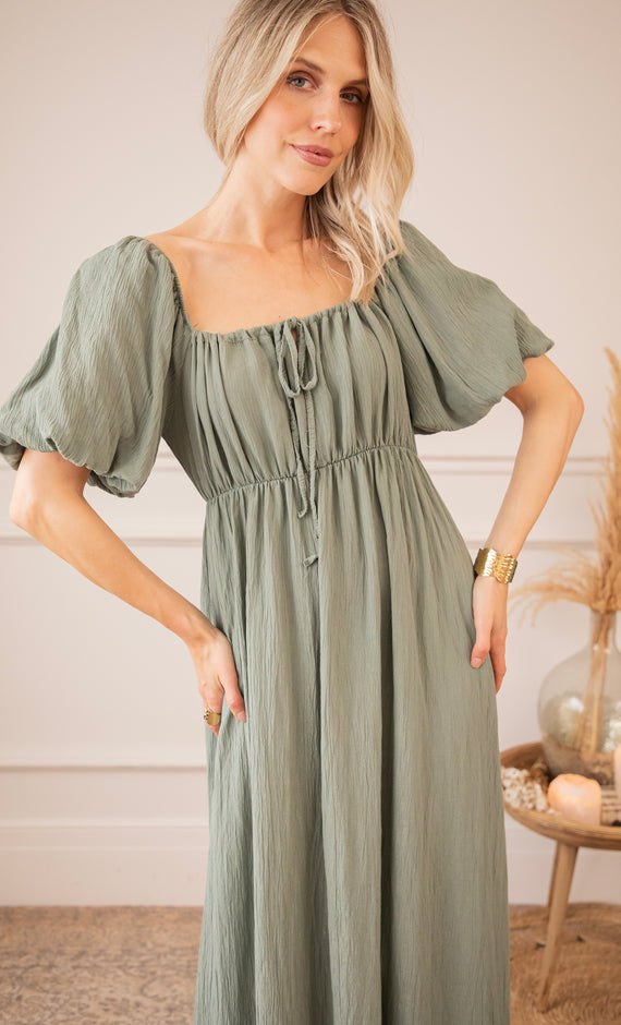 Isadora Kaki - Maxi Jurk