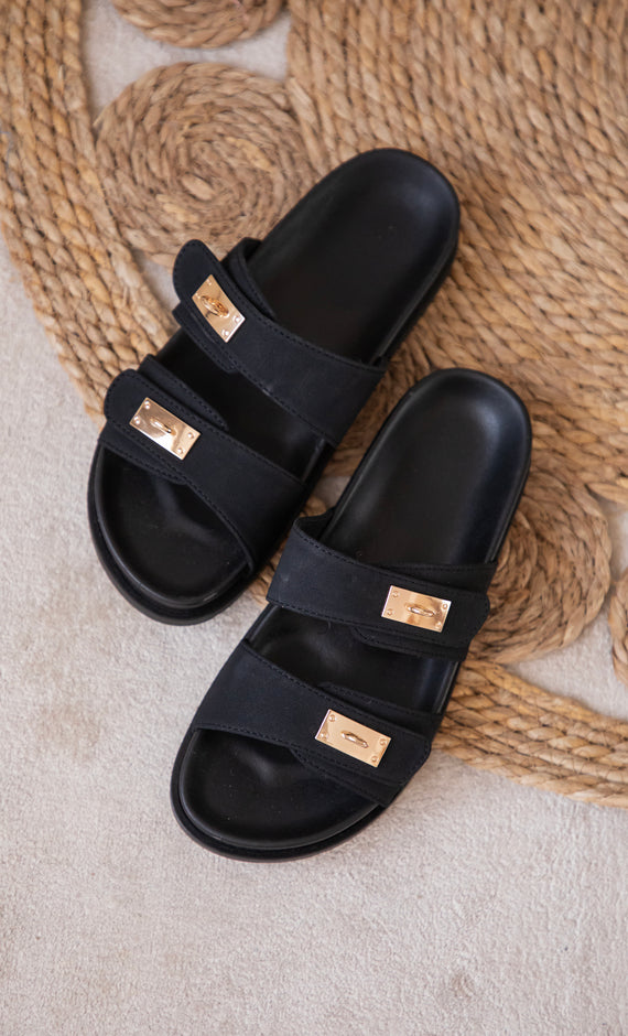 Slipper - Giulia - Schwarz