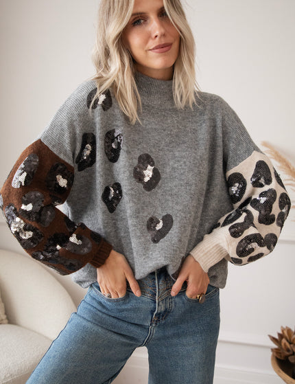 Cozy Cleo Grey - Sweater