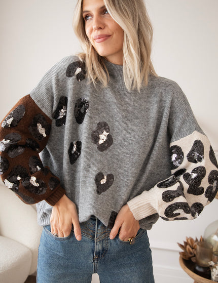 Cozy Cleo Grey - Sweater