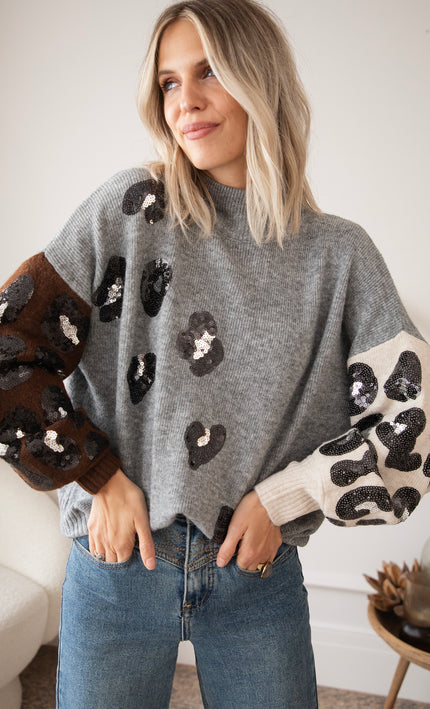 Cozy Cleo Grey - Sweater