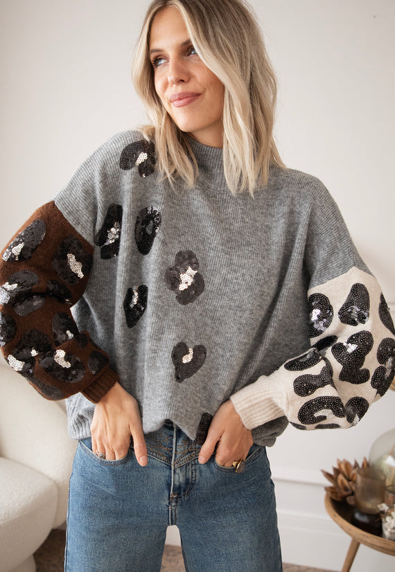 Pullover - Cozy Cleo - Grau