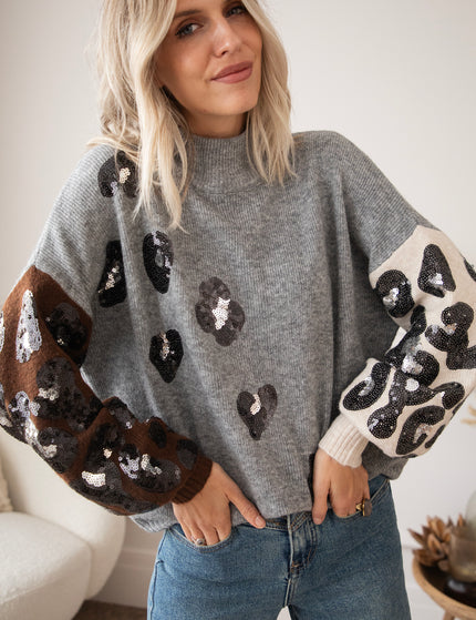 Cozy Cleo Grey - Sweater