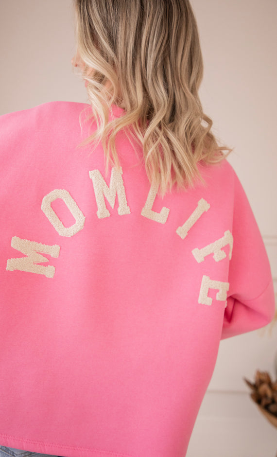 Lily Momlife Pink/Beige - Sweater