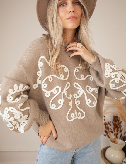 Eleanor Taupe - Sweater