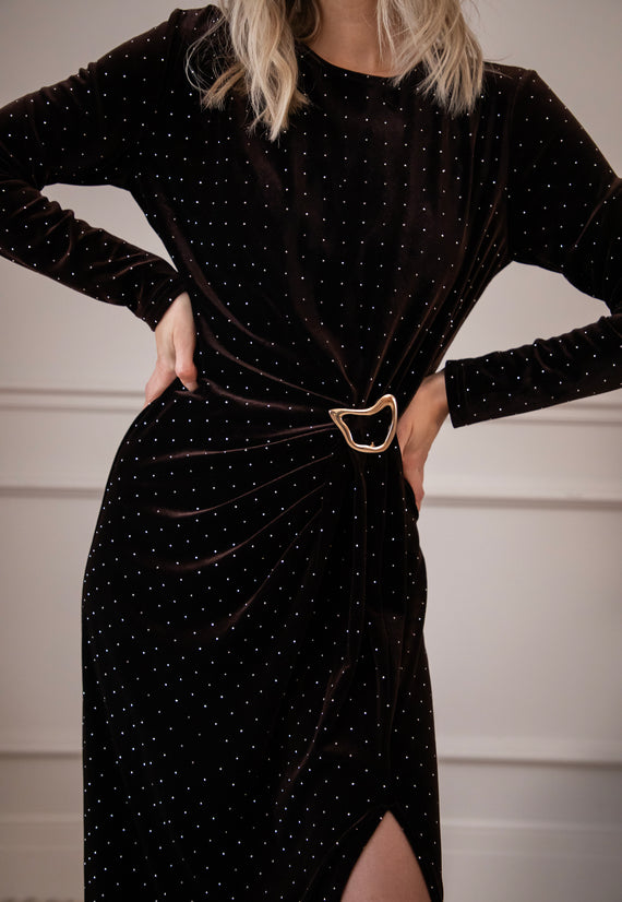 Midnight Queen Choco - Maxi Dress