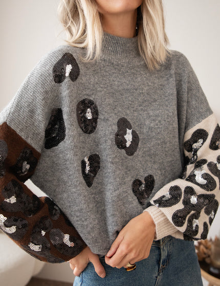 Cozy Cleo Grey - Sweater