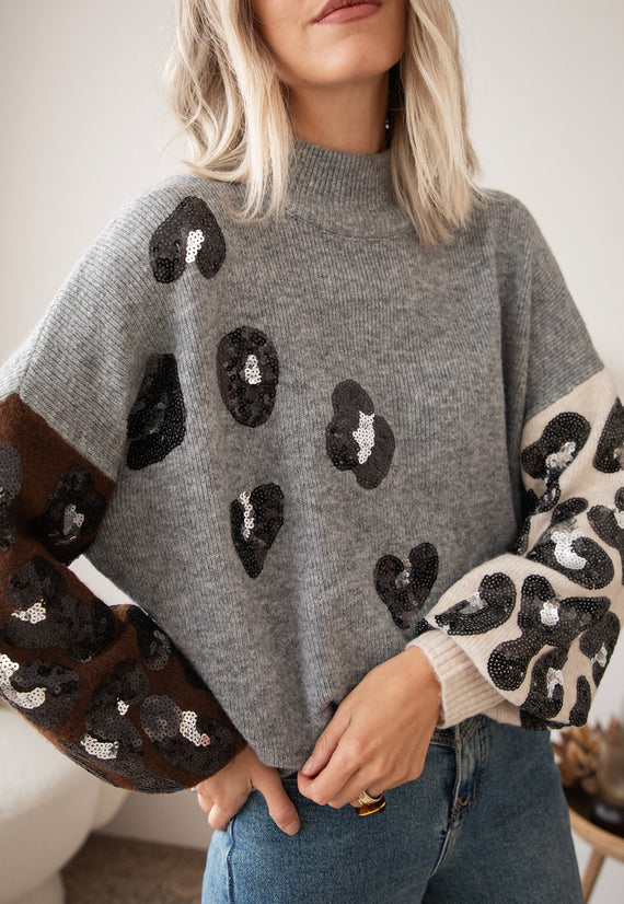 Pullover - Cozy Cleo - Grau