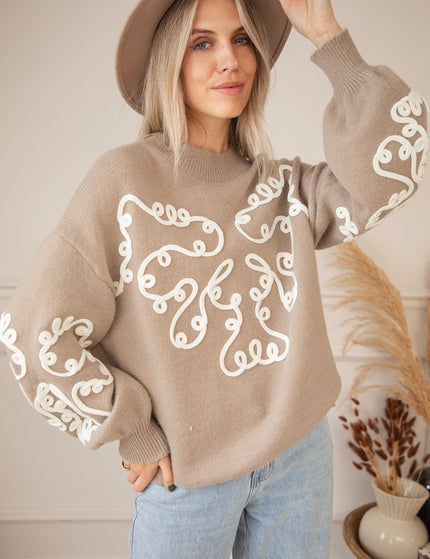 Pullover - Eleanor - Taupe