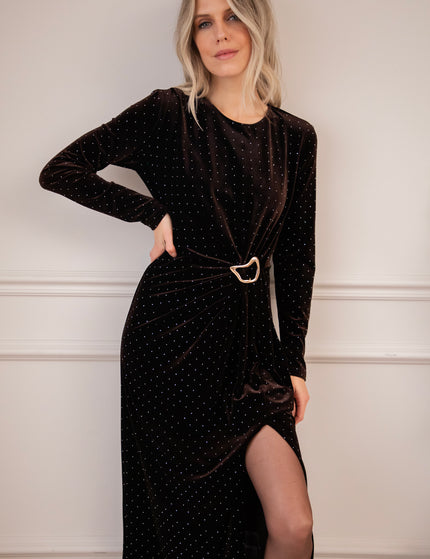 Midnight Queen Choco - Maxi Jurk