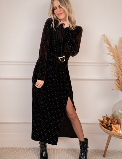 Midnight Queen Choco - Maxi Jurk