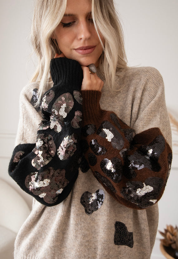 Pullover - Cozy Cleo - Taupe